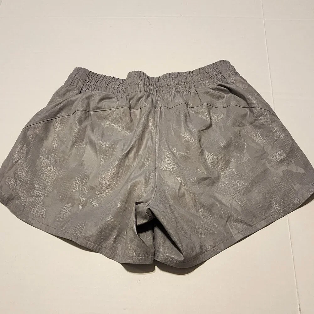 Athleta sz XS Shiny Camo Racer Shorts